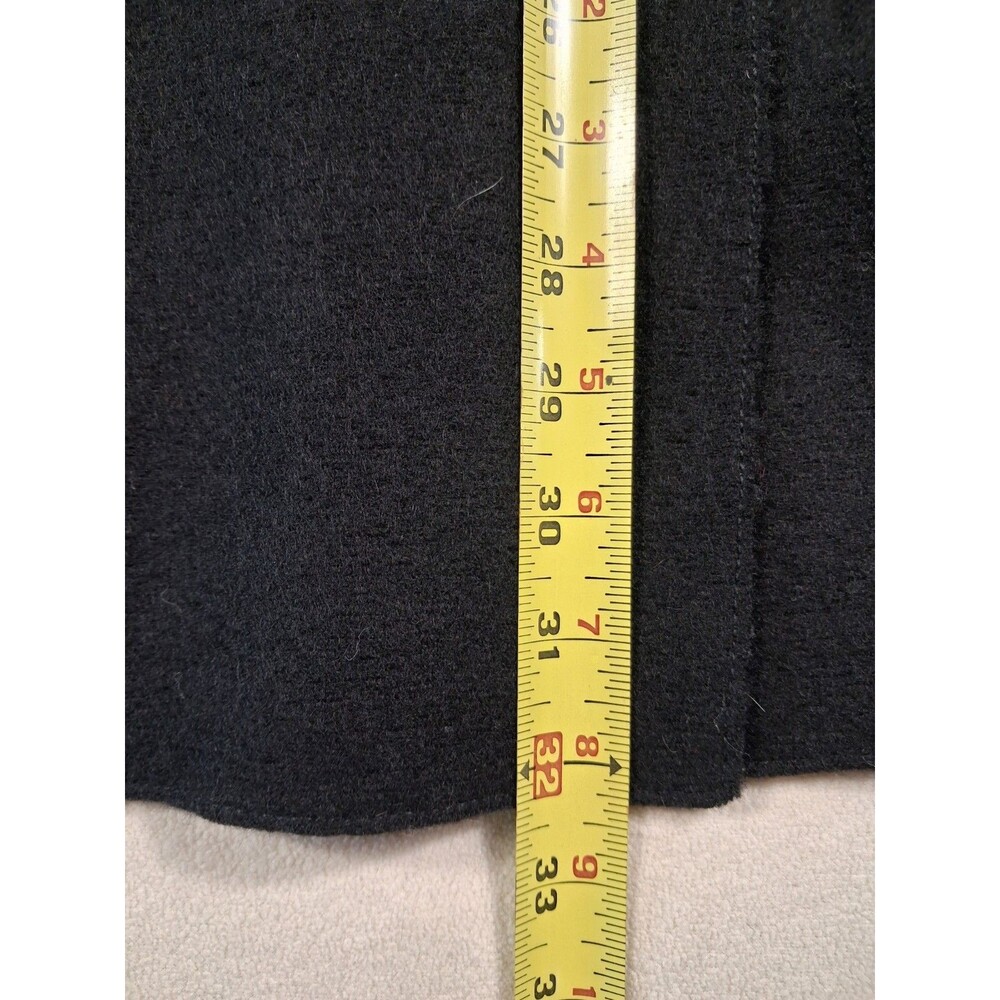 Pendleton Women's Wool Vest Duster Black Sleeveless Coat Size M - Picture 14 of 14